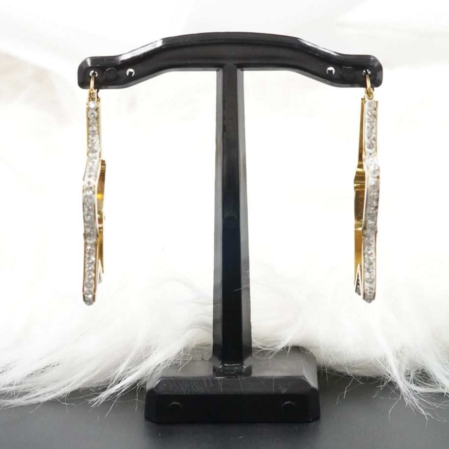 Miniatura 2 de CANDONGA ESTRELLA PIEDRAS BLANCA-DORADA